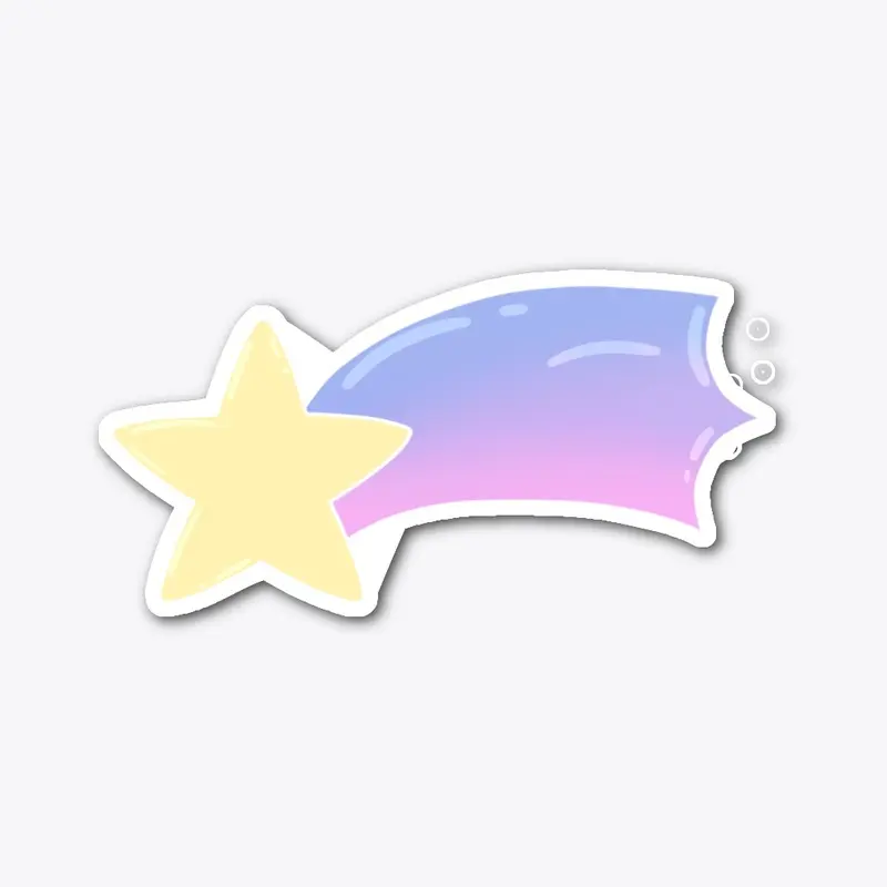 Shooting Star Sticker